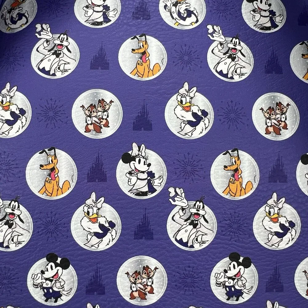 Disney Loungefly Mini Backpack‎ 100th Anniversary Purple Sparkle 2023
